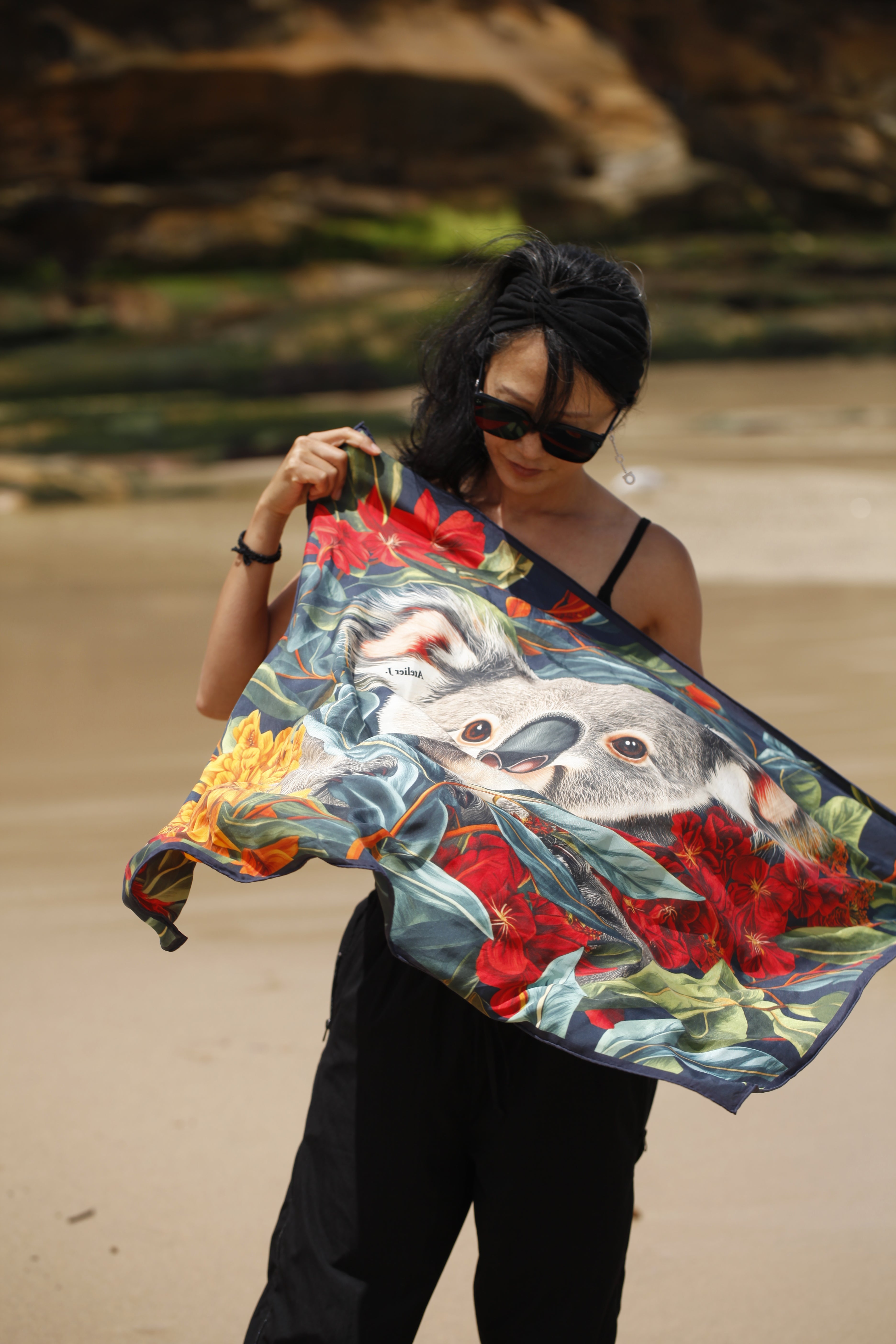 Origin Silk Scarf – Koala