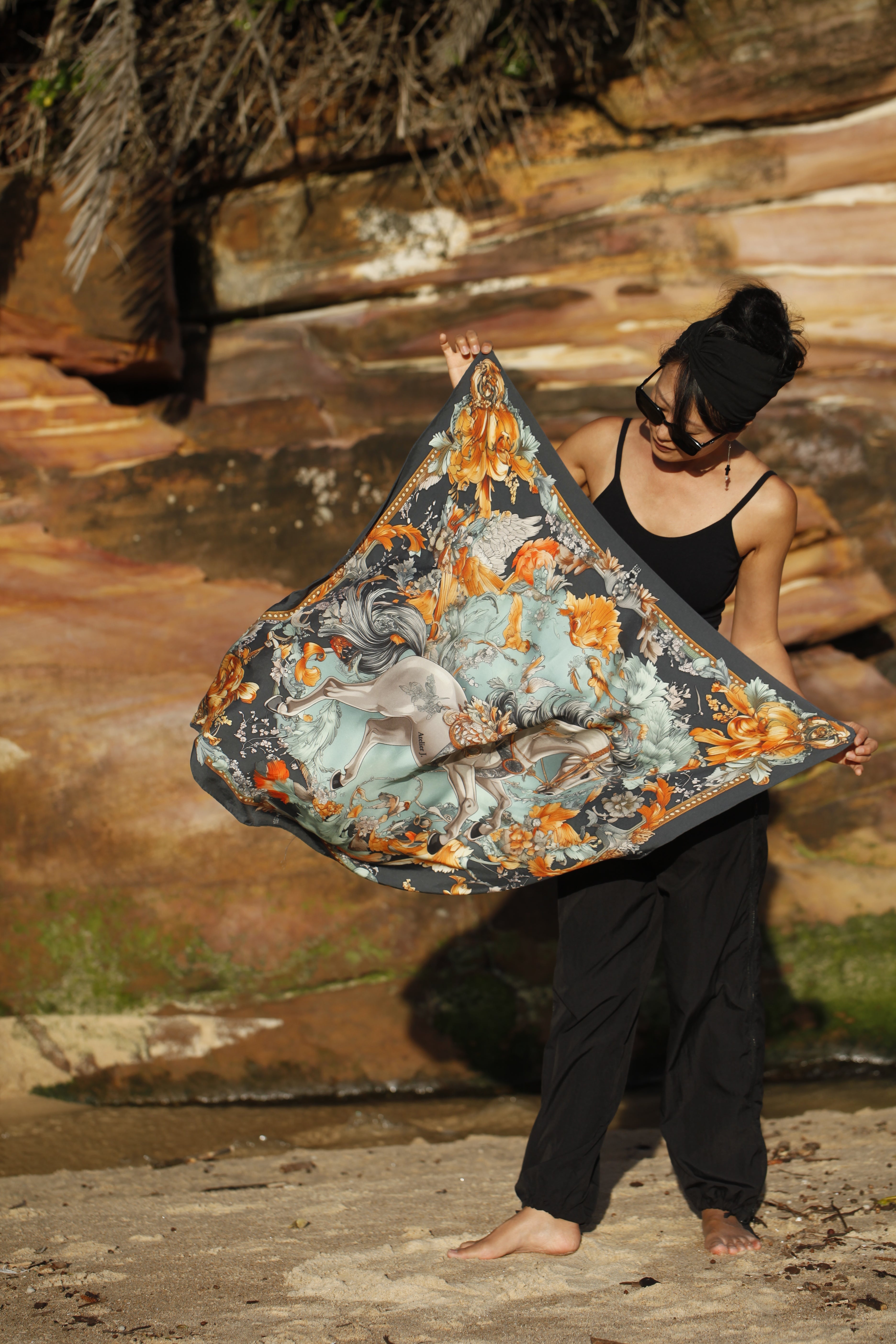 Origin Silk Scarf – Horse