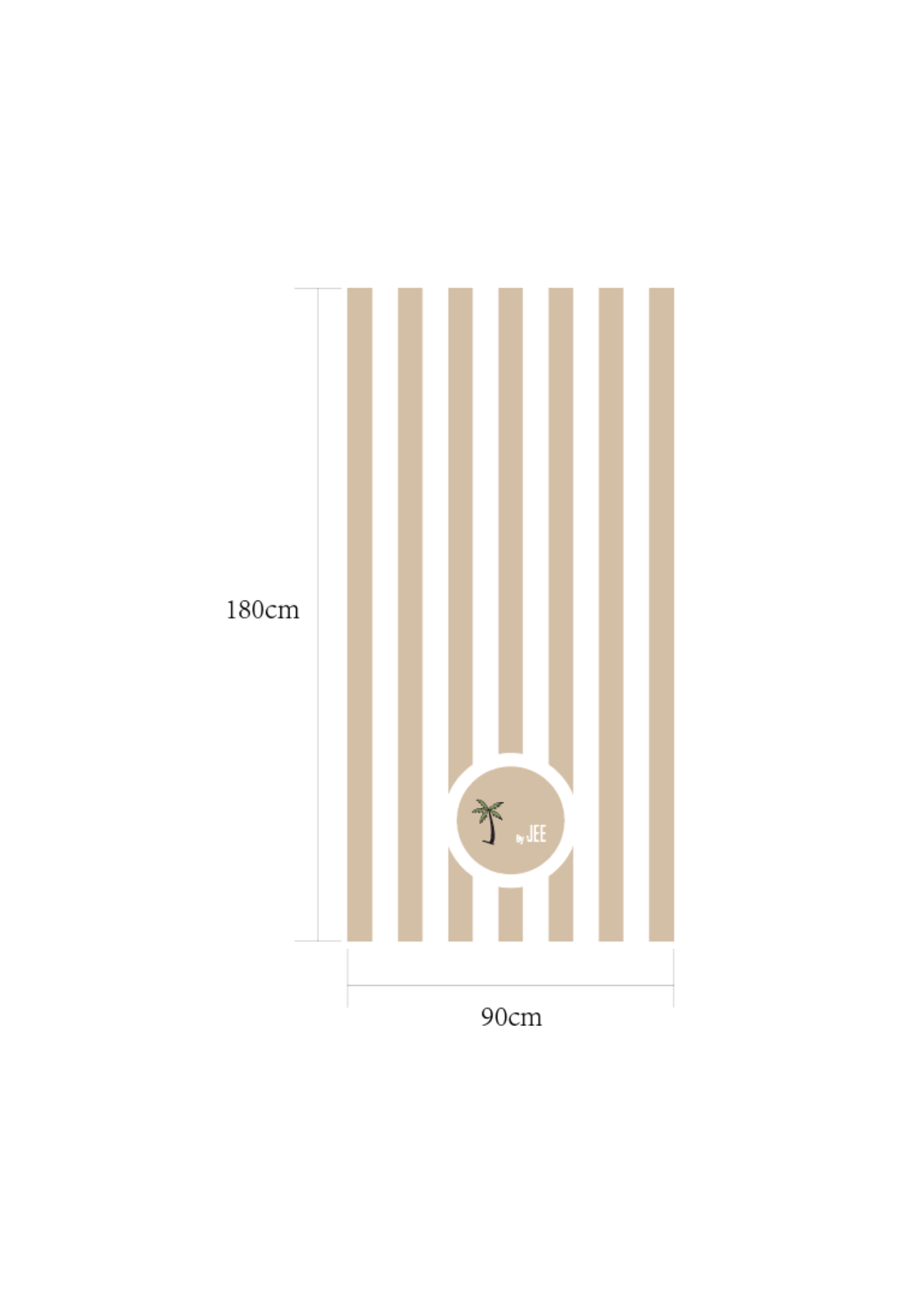 Palm Beach Towel with Carry case