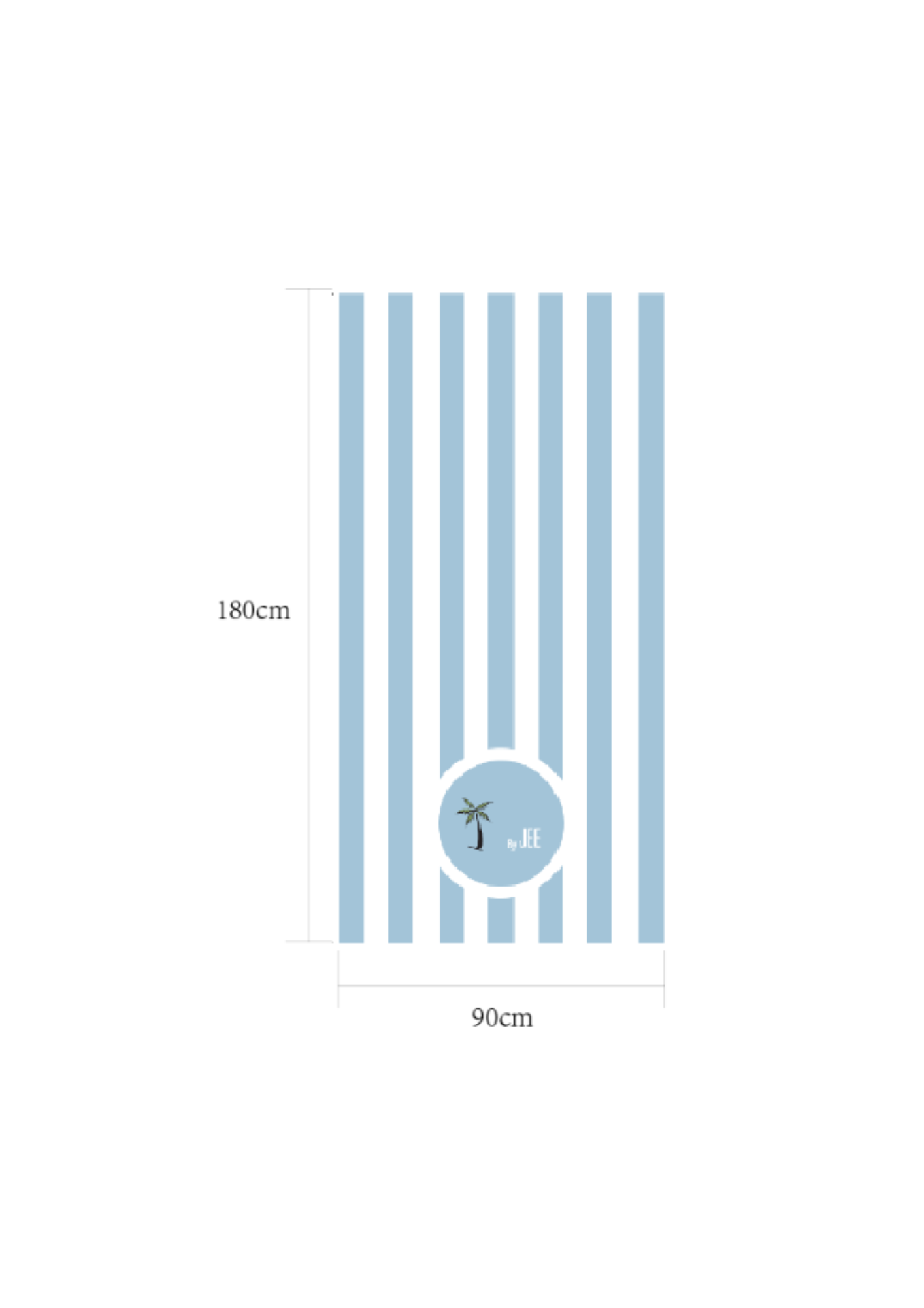 Palm Beach Towel with Carry case